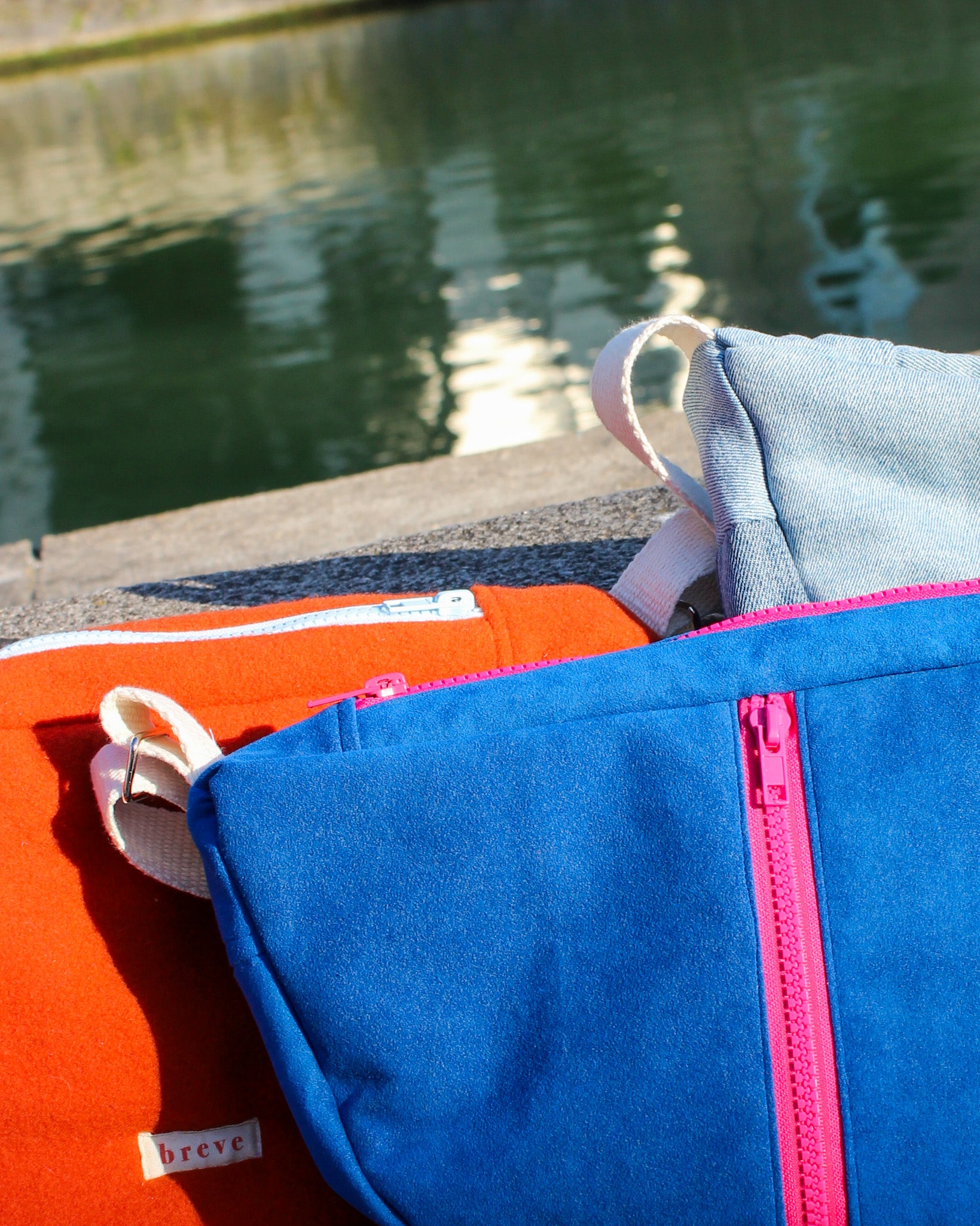 Sac Dodu marine et fucshia