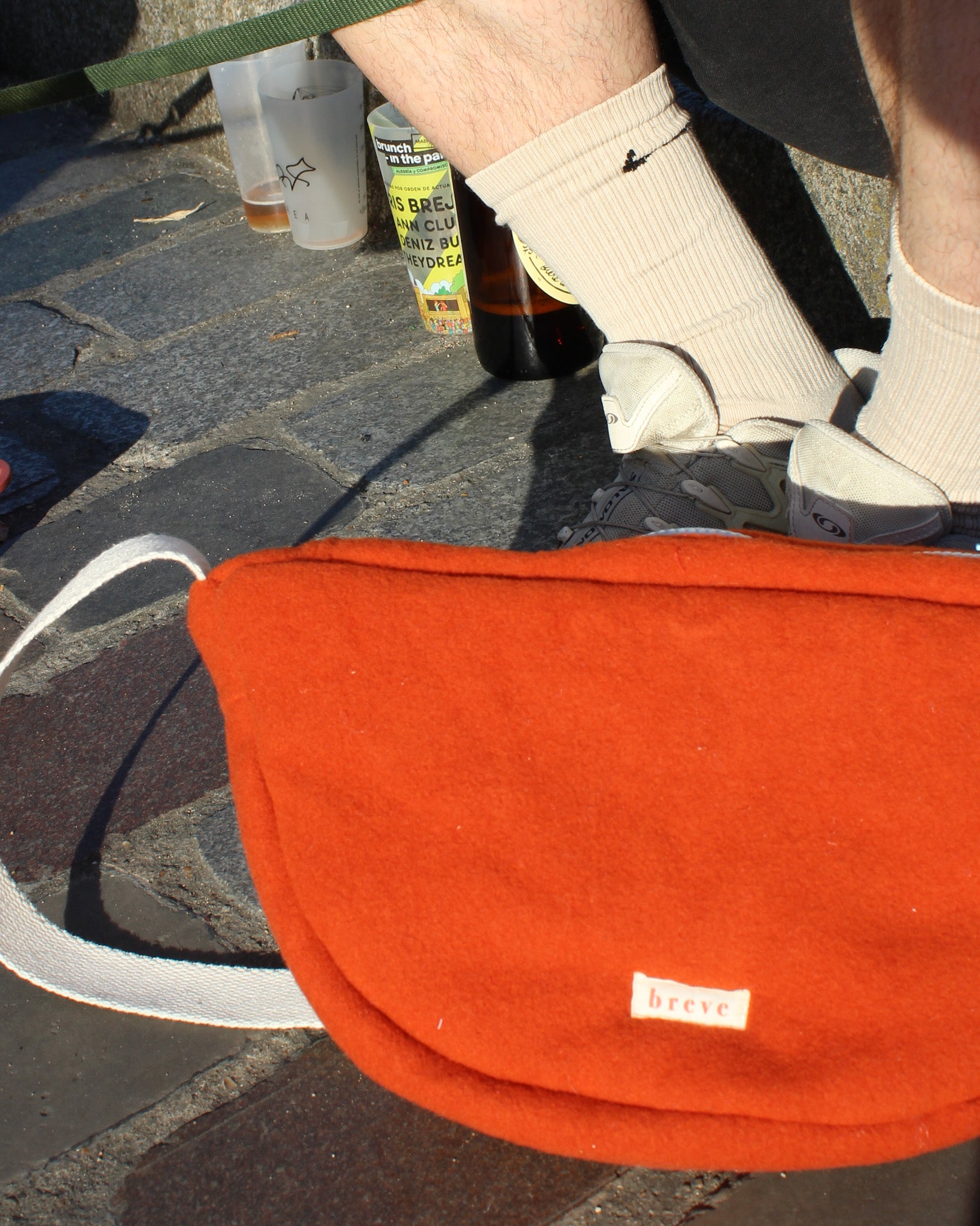 Sac Dodu Orange et bleu ciel