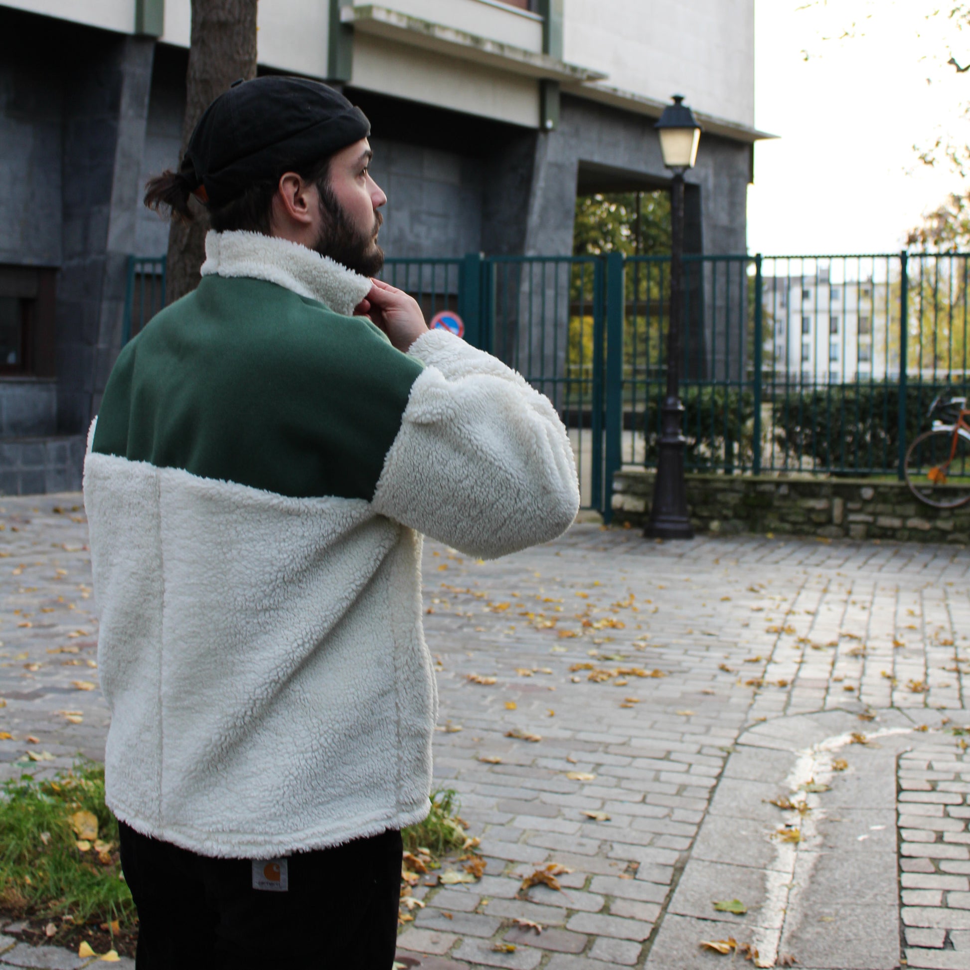 Veste pilou verte