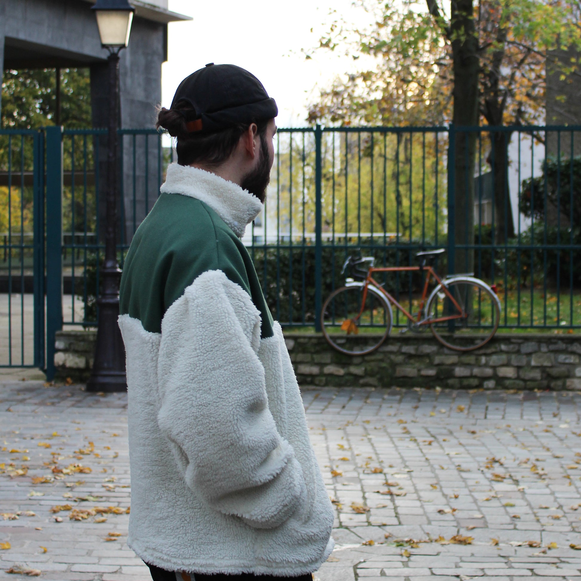Veste pilou verte