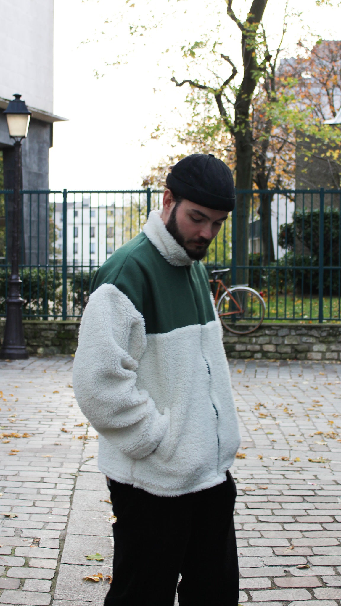 Veste pilou verte