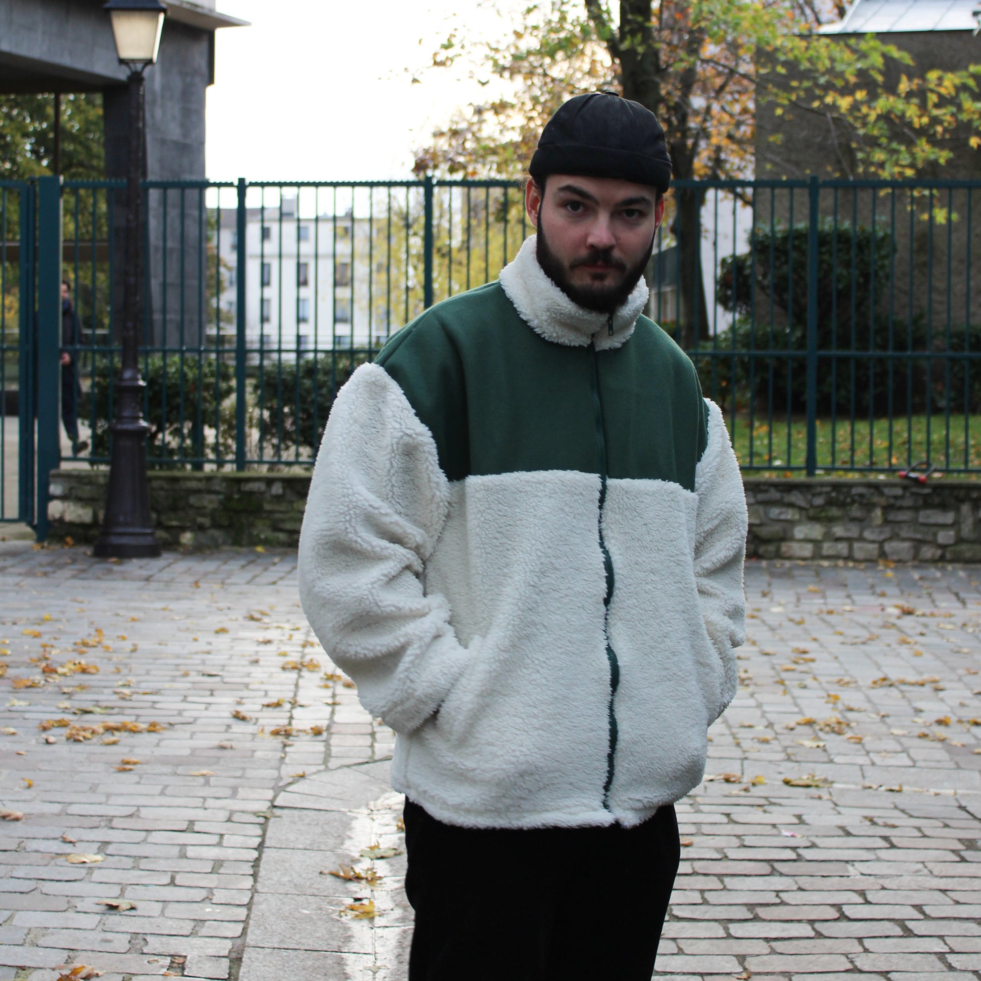 Veste pilou verte
