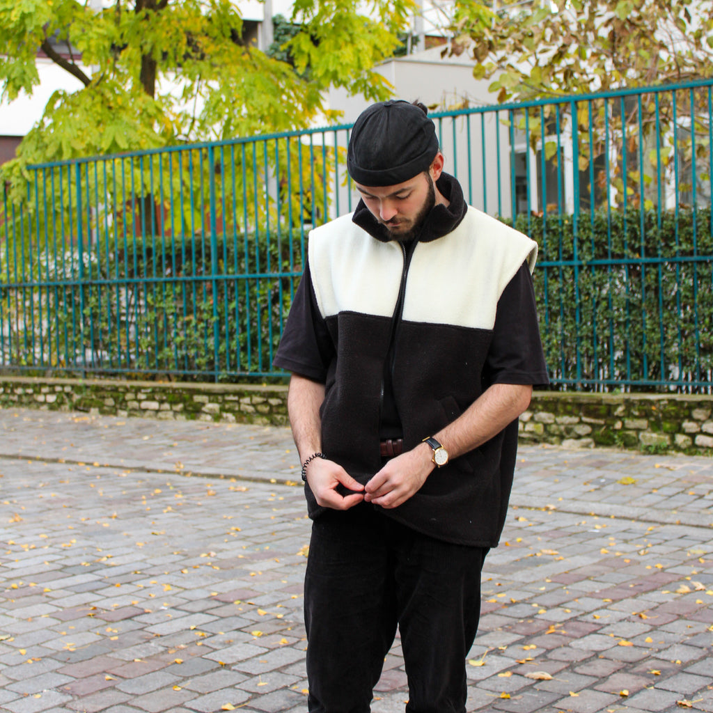 Veste noir/blanche SM