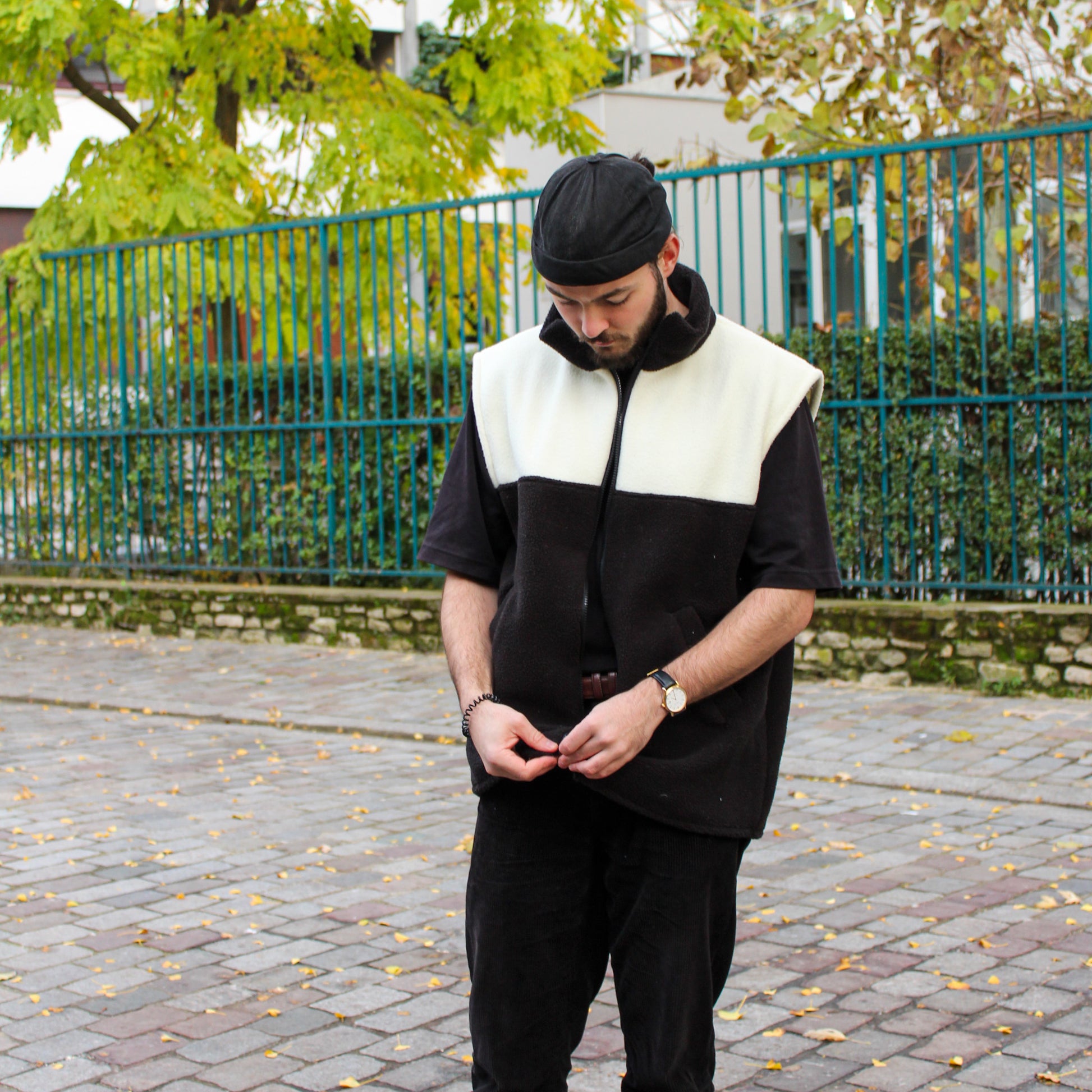 Veste noir/blanche SM