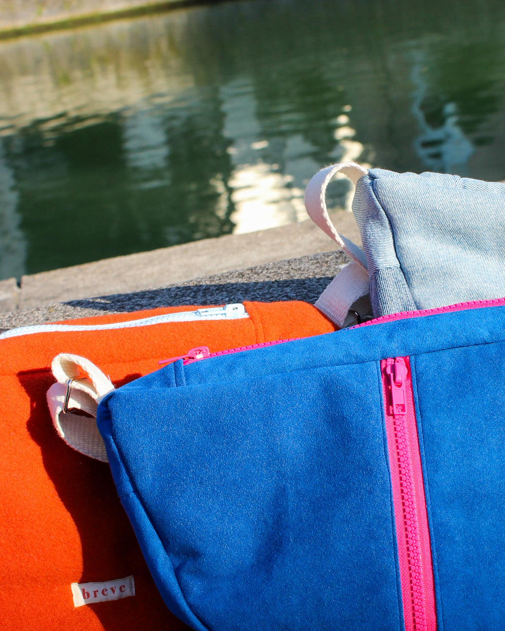 Sac Dodu marine et fucshia