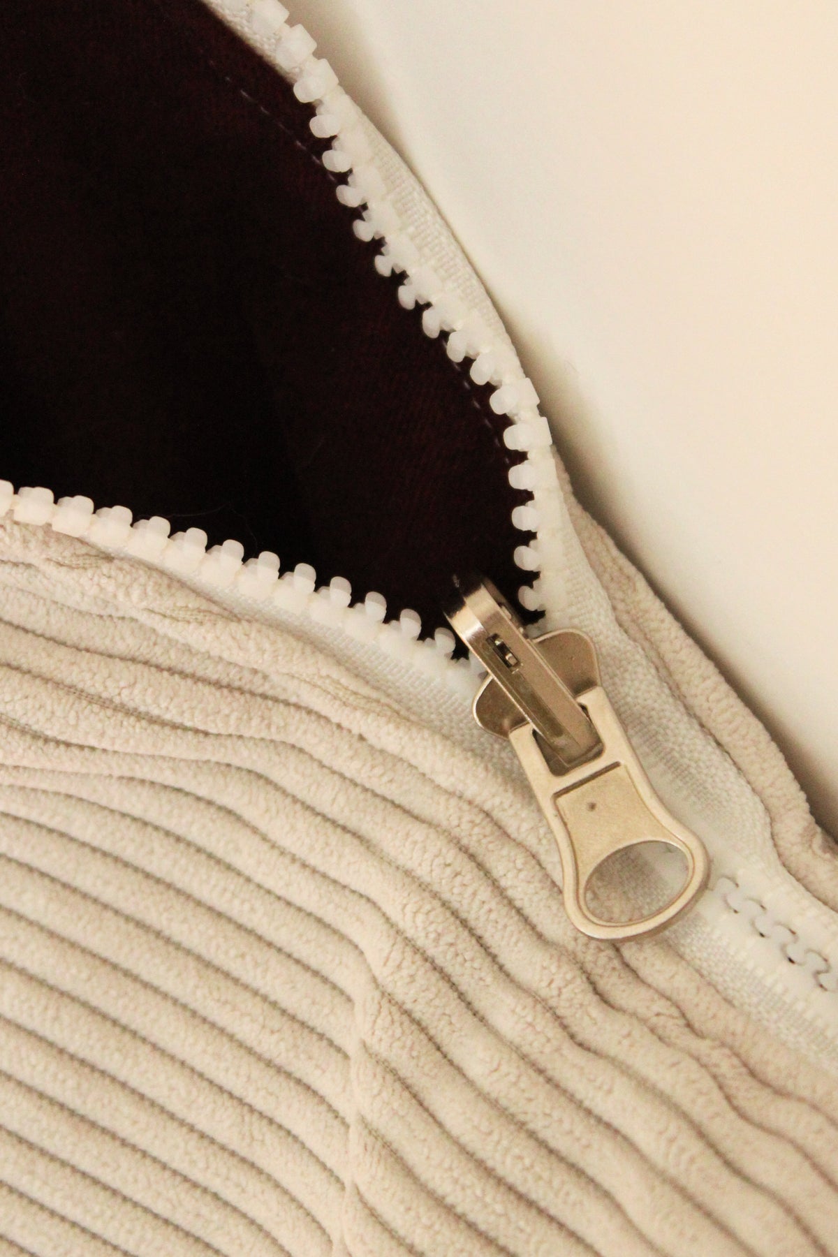 Sac réversible bordeaux/beige