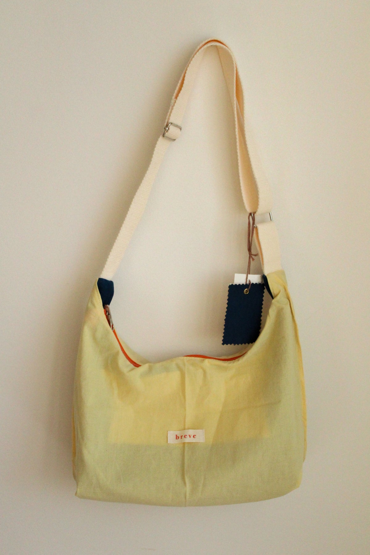 Sac réversible bleu/jaune