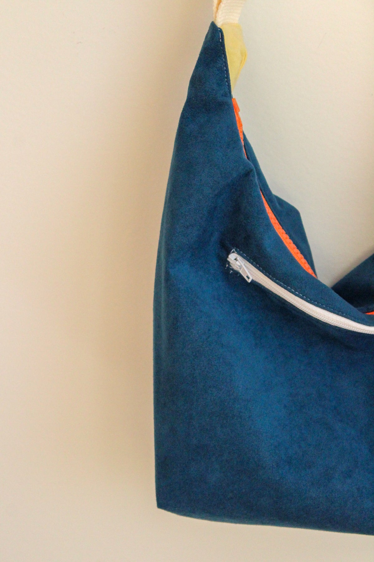 Sac réversible bleu/jaune