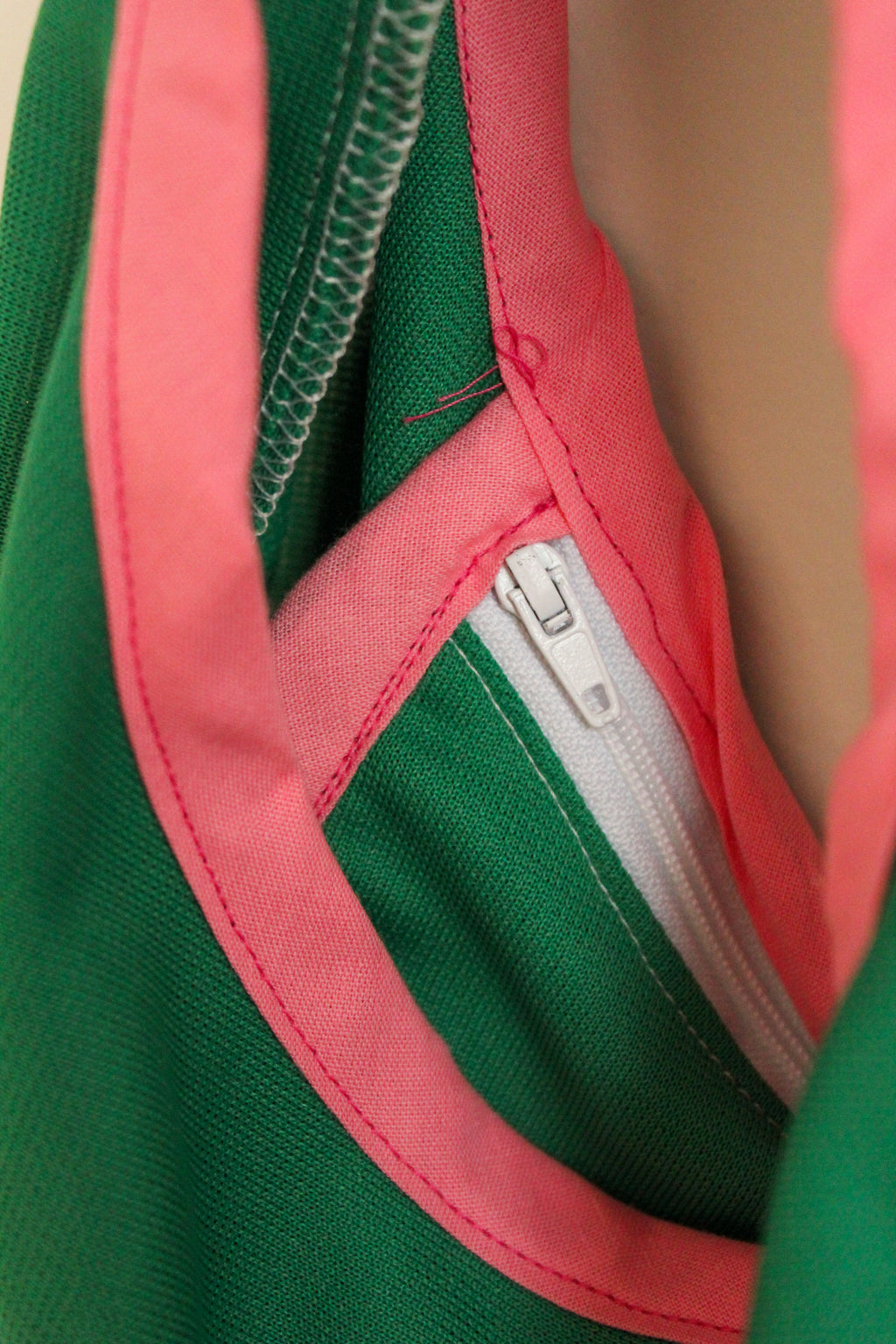 Sac MINI vert et rose