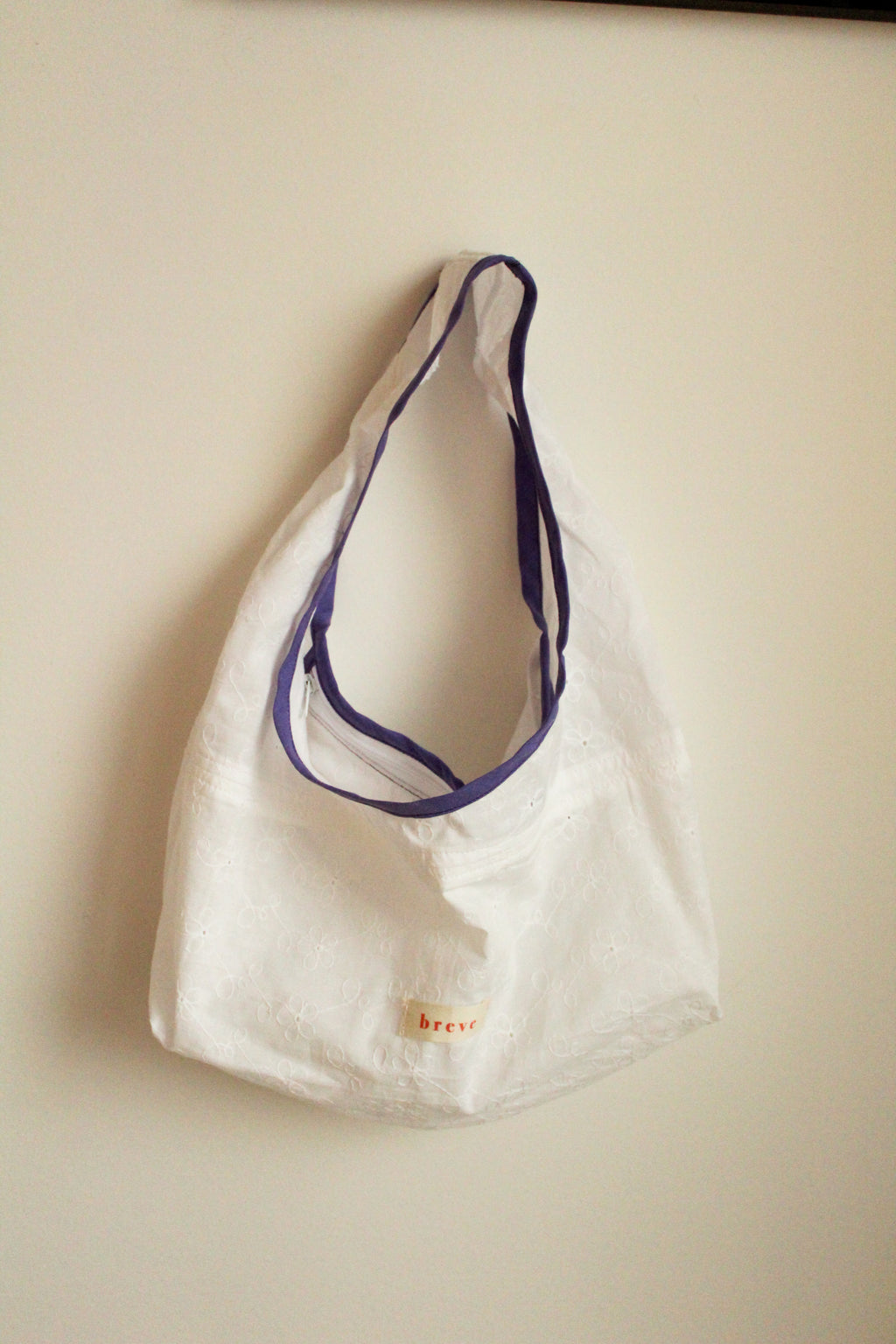 Sac MINI blanc et mauve