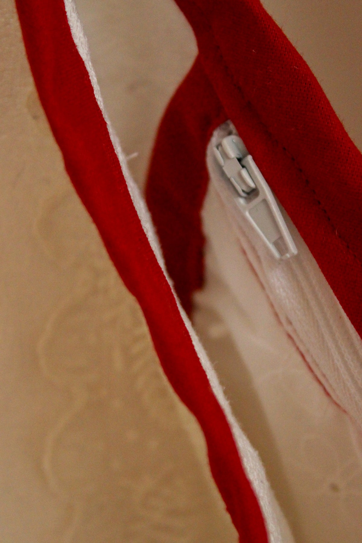Sac MINI blanc et bordeaux