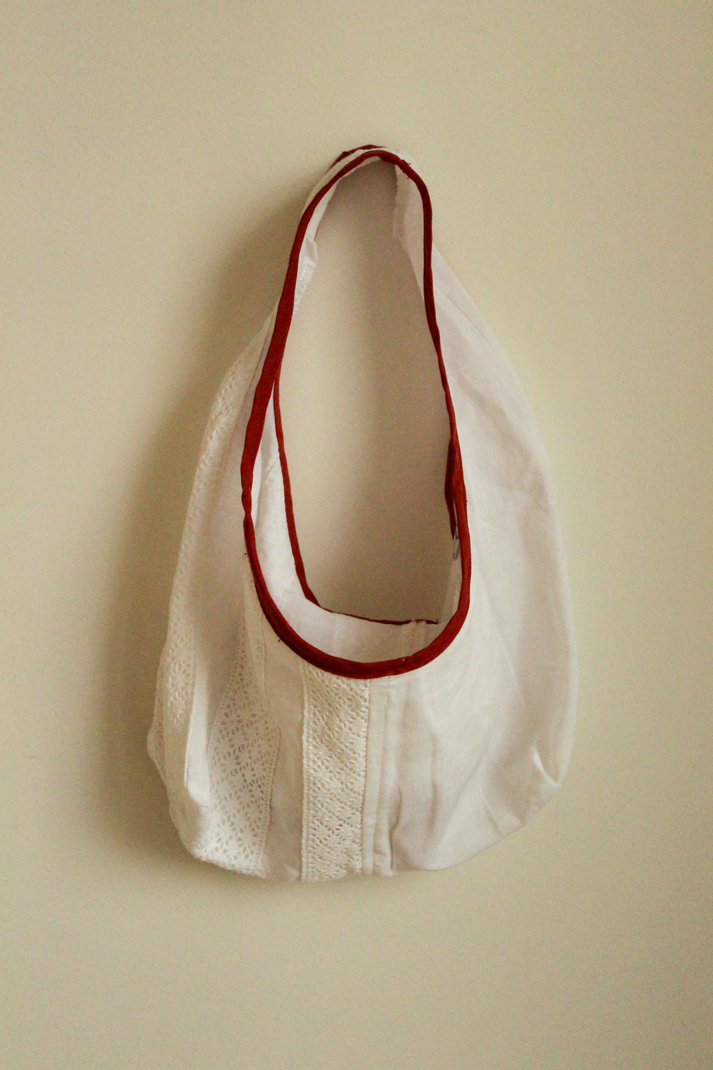 Sac MINI blanc et vieux rose