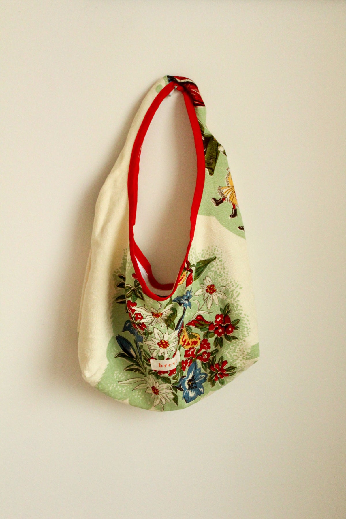 Sac MINI fleurs rouges