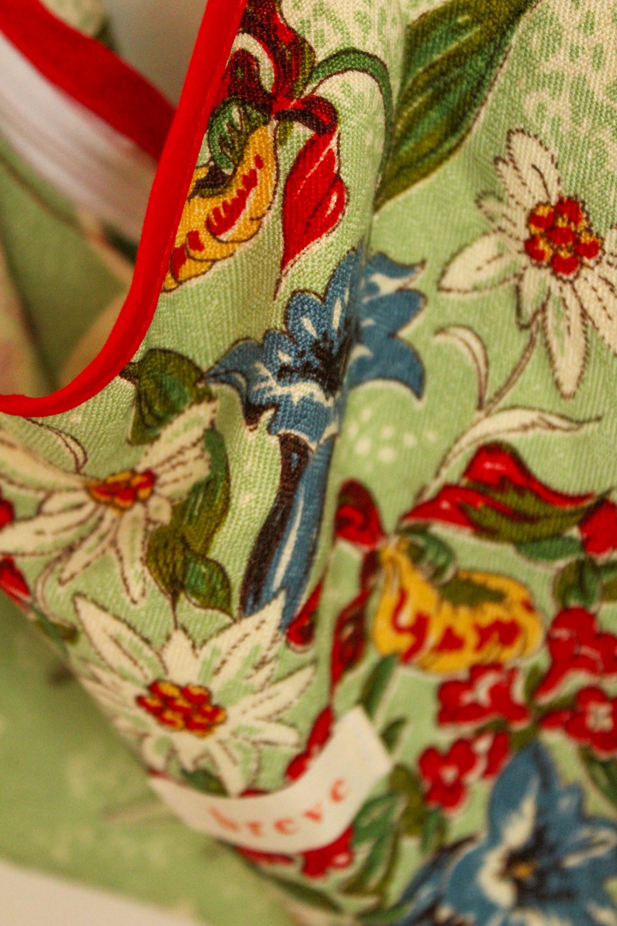 Sac MINI fleurs rouges