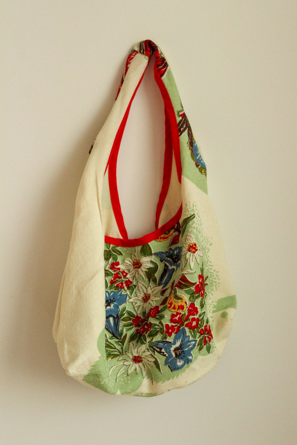 Sac MINI fleurs rouges