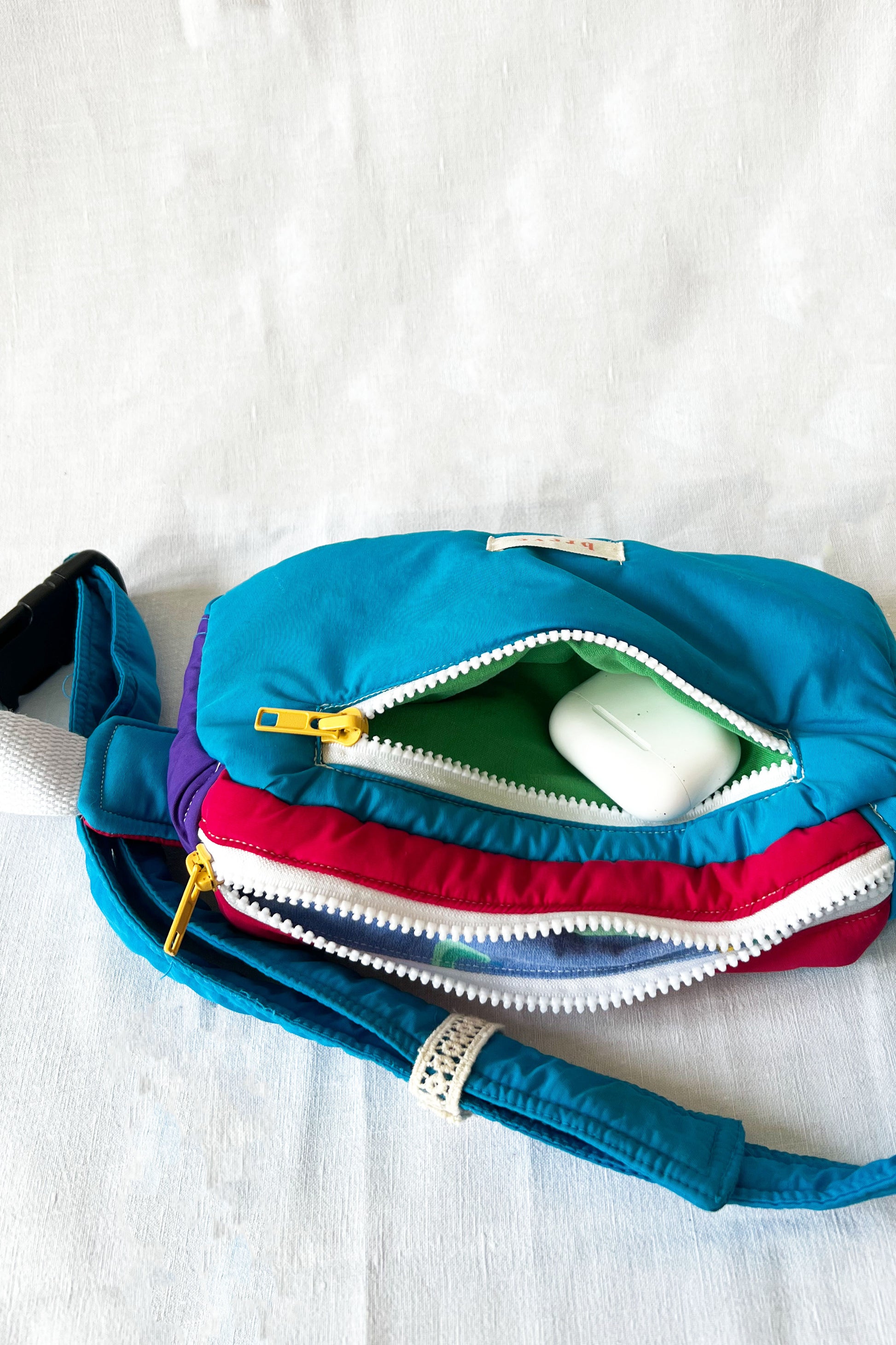 Sac banane SKI - Pop Bleu