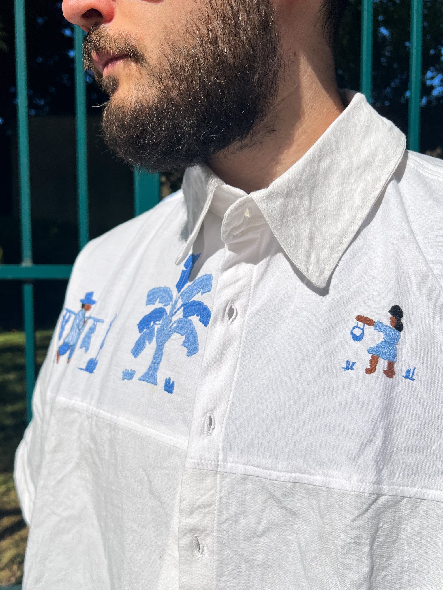 Chemisette personnages bleus n2