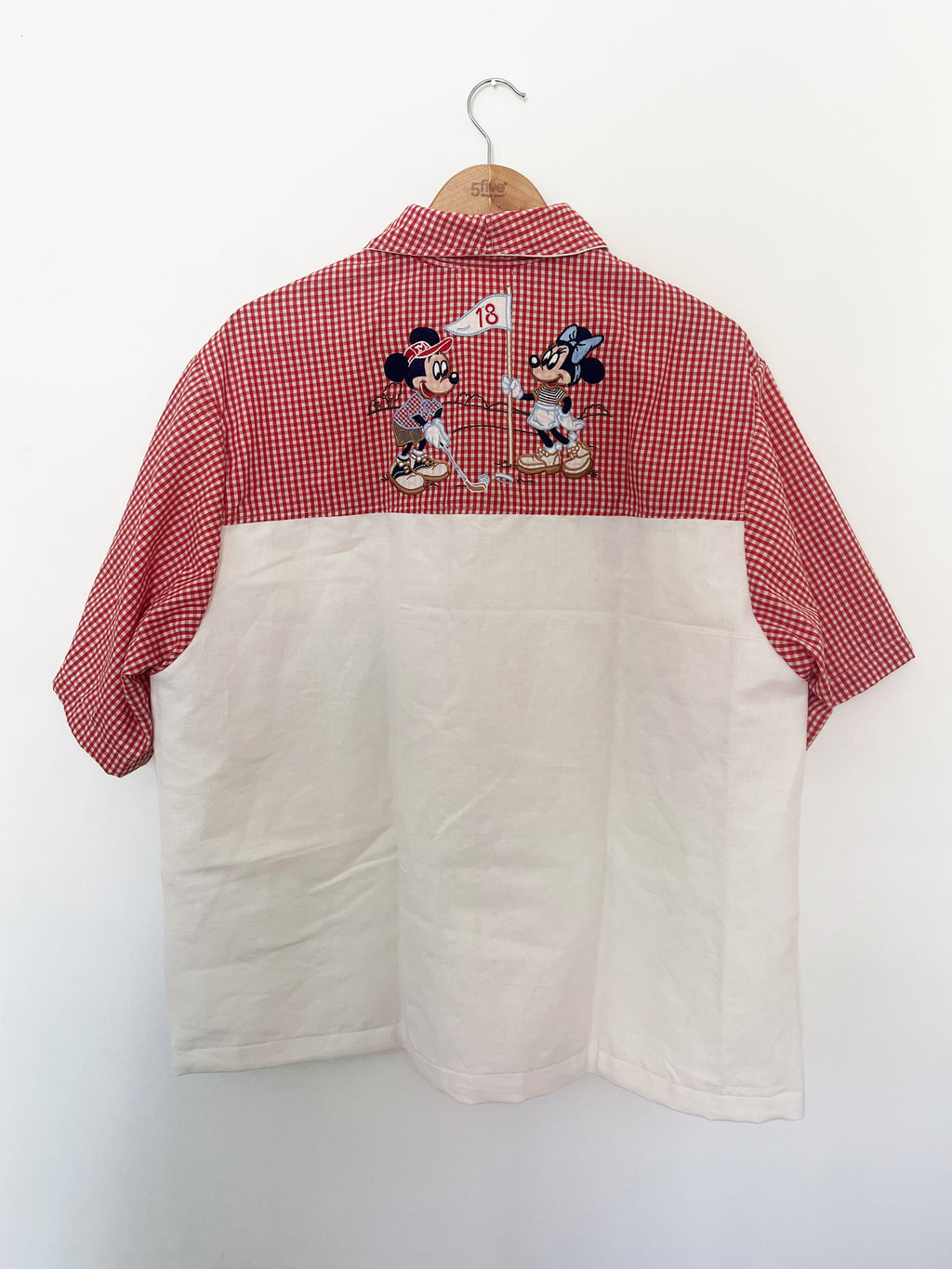 Chemisette vichy Mickey