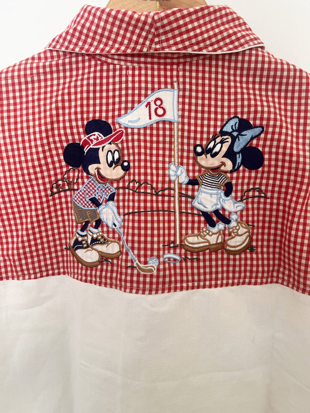 Chemisette vichy Mickey