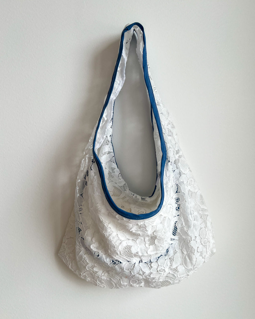 Sac MINI dentelle et bleu