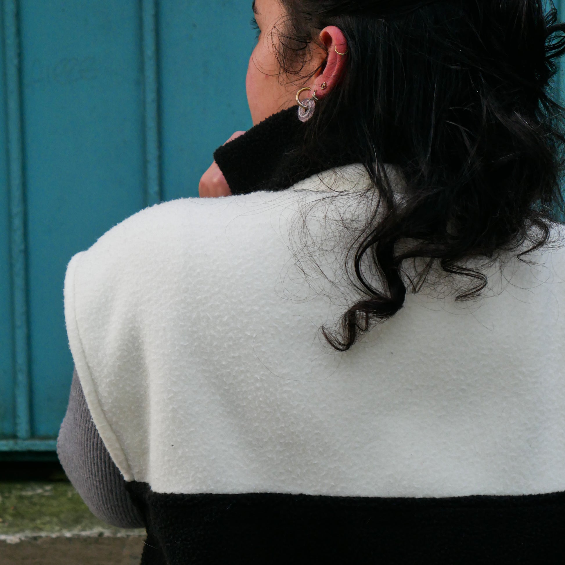Veste noir/blanche SM