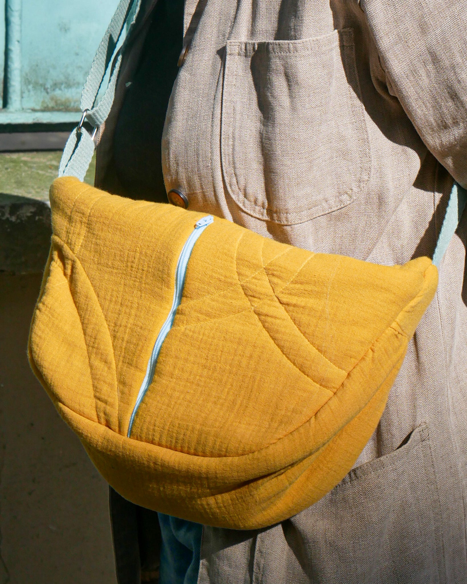 Sac Dodu jaune et bleu ciel