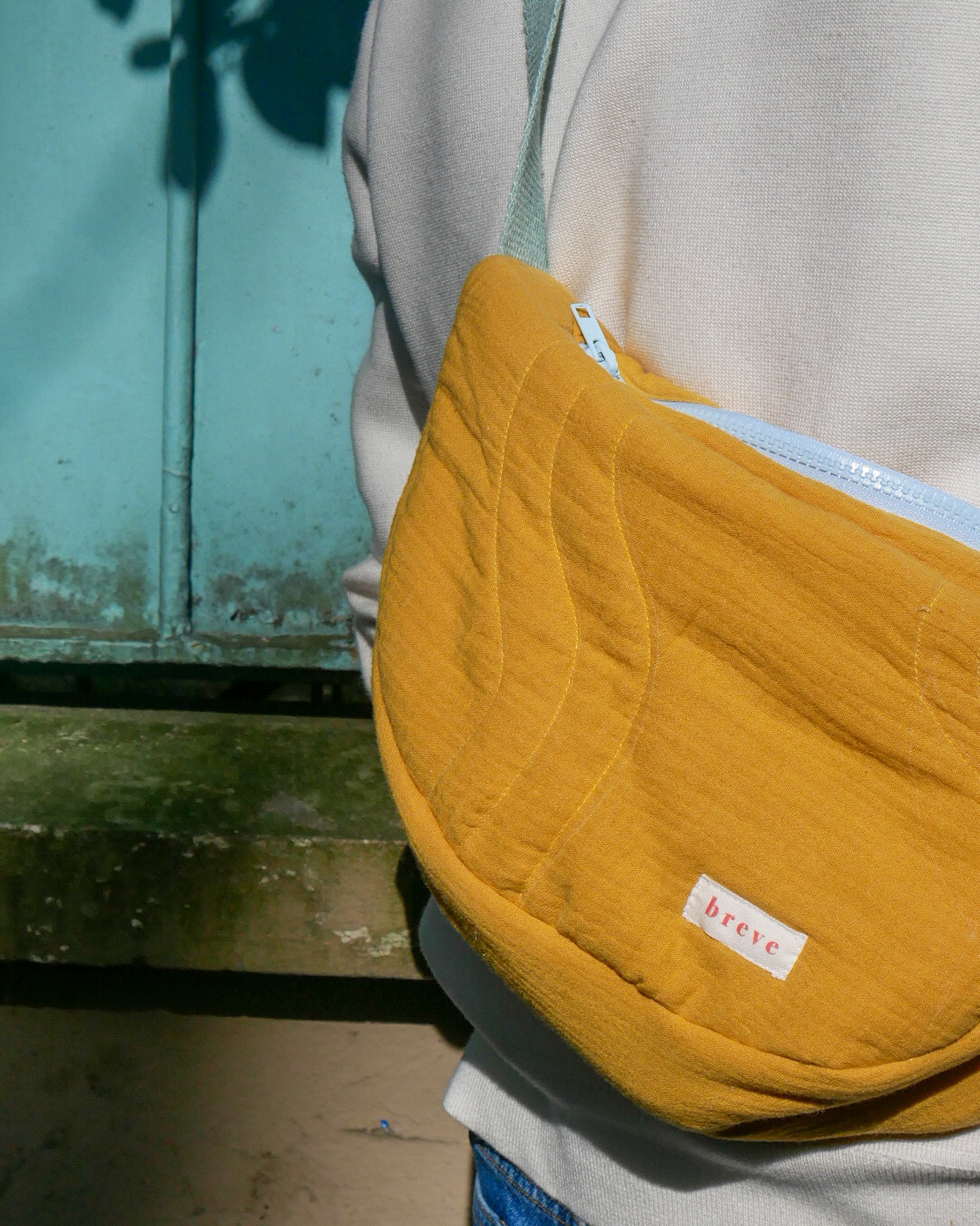 Sac Dodu jaune et bleu ciel
